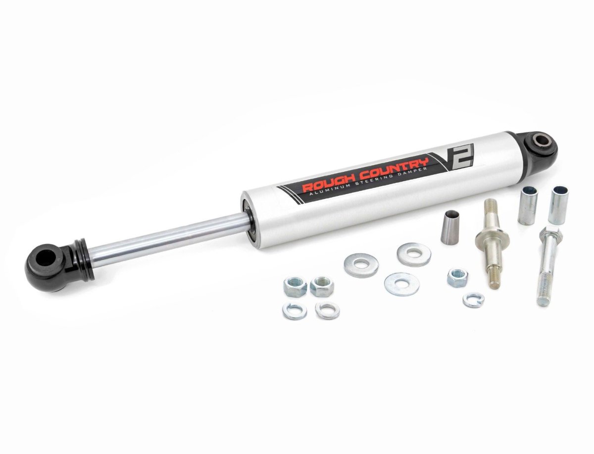 Ram 2500 Steering Stabilizer - Rough Country - V2 - '11-'12
